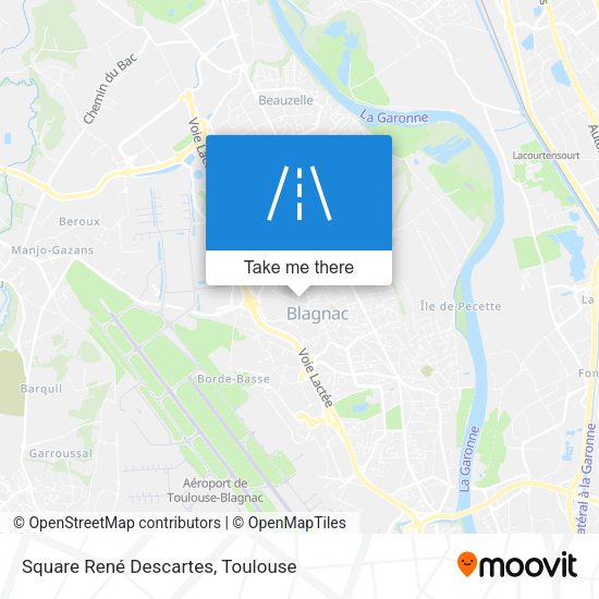 Square René Descartes map