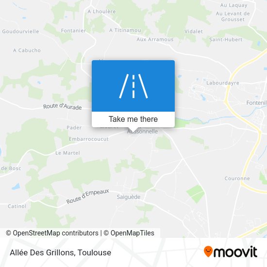 Allée Des Grillons map