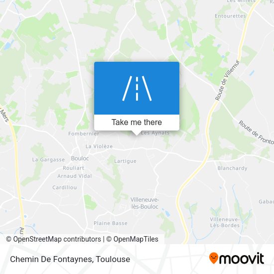 Chemin De Fontaynes map
