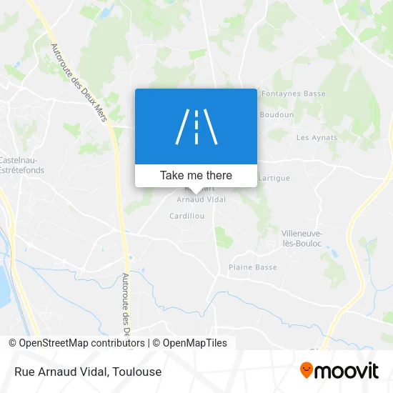 Rue Arnaud Vidal map