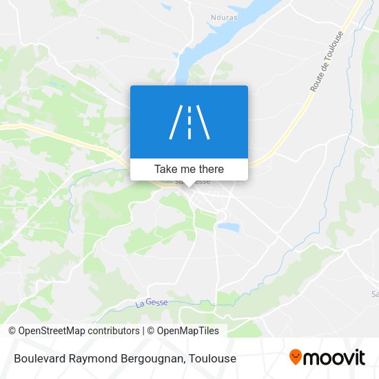 Boulevard Raymond Bergougnan map