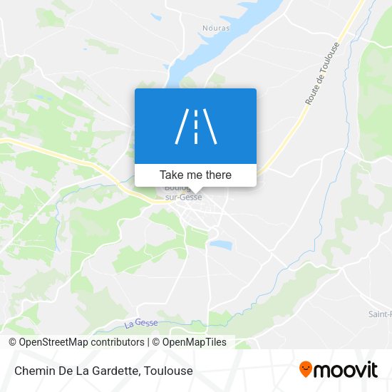 Chemin De La Gardette map