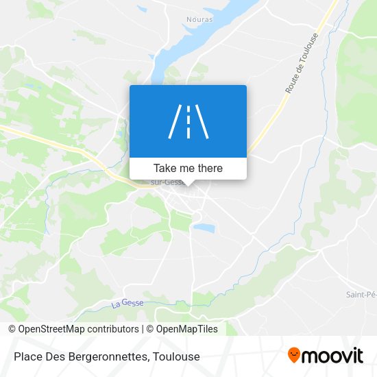 Place Des Bergeronnettes map