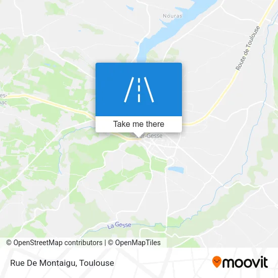 Rue De Montaigu map