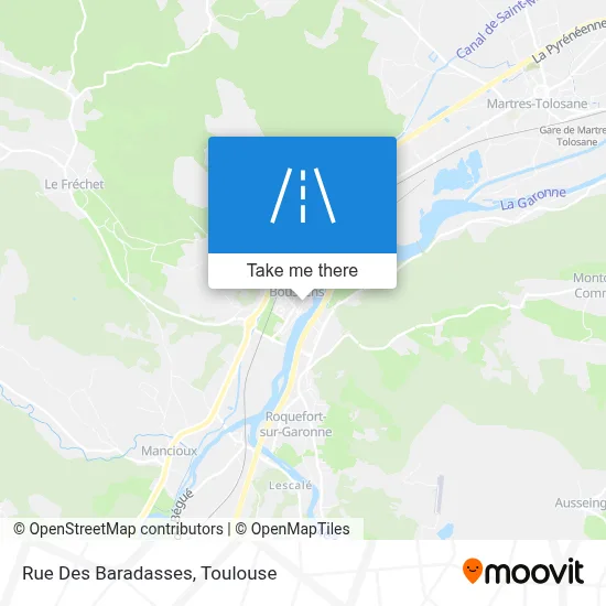 Rue Des Baradasses map