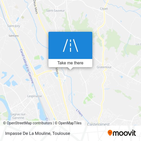 Impasse De La Mouline map