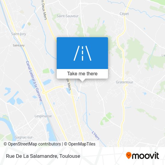 Rue De La Salamandre map