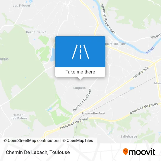 Chemin De Labach map