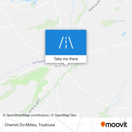 Chemin Du Milieu map