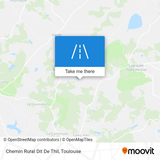 Chemin Rural Dit De Thil map