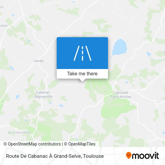 Route De Cabanac À Grand-Selve map