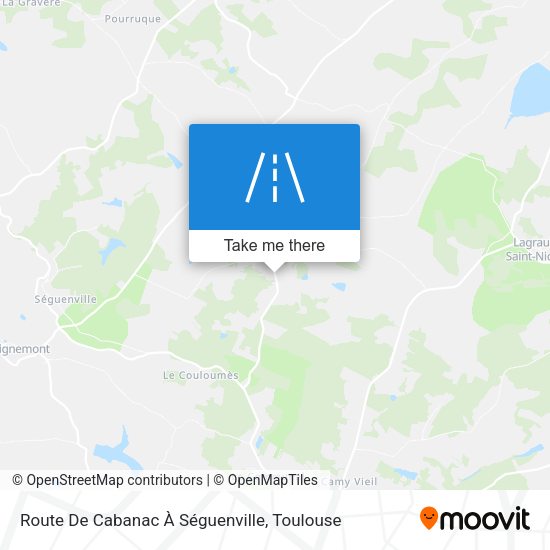 Route De Cabanac À Séguenville map