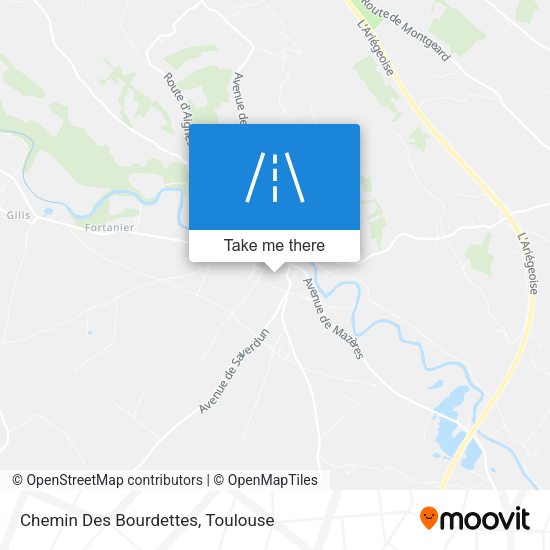 Chemin Des Bourdettes map