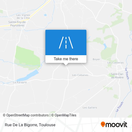 Rue De La Bigorre map