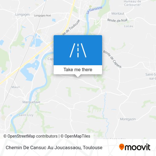 Chemin De Cansuc Au Joucassaou map