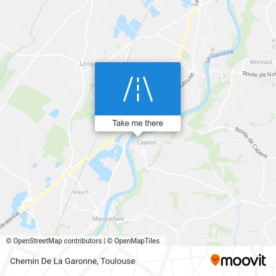 Chemin De La Garonne map