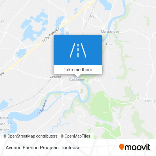 Avenue Étienne Prosjean map