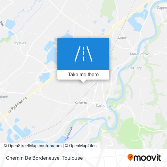 Chemin De Bordeneuve map