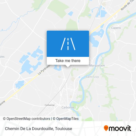 Chemin De La Dourdouille map