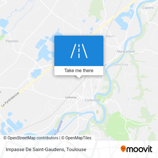 Impasse De Saint-Gaudens map
