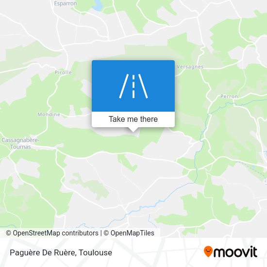 Paguère De Ruère map