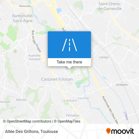 Allée Des Grillons map