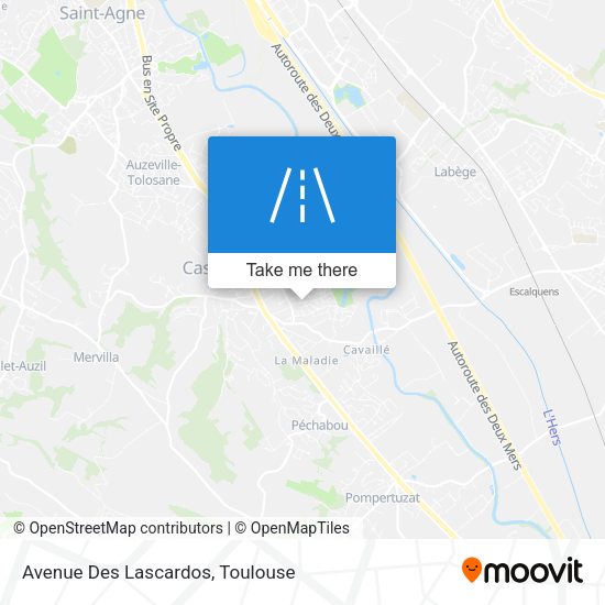 Avenue Des Lascardos map