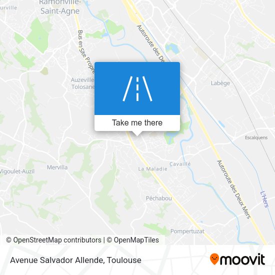 Avenue Salvador Allende map
