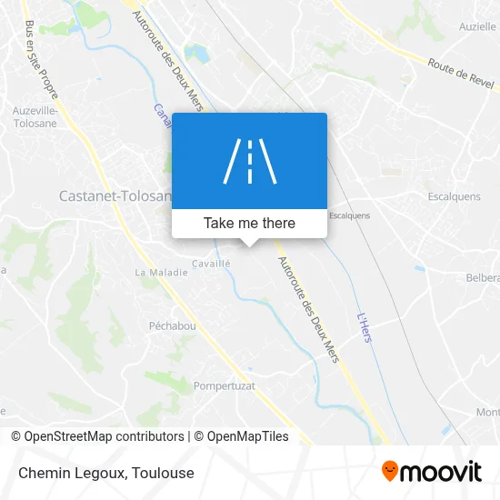 Chemin Legoux map