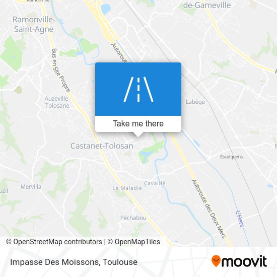 Impasse Des Moissons map