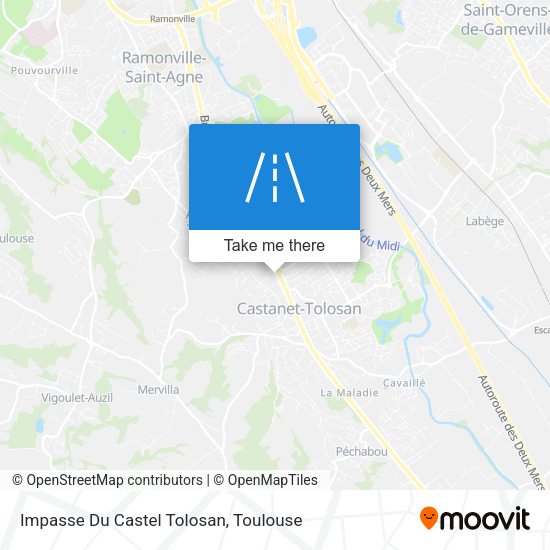 Impasse Du Castel Tolosan map