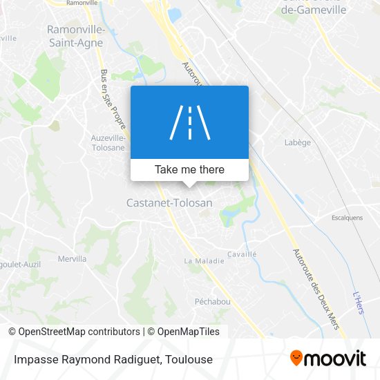 Impasse Raymond Radiguet map