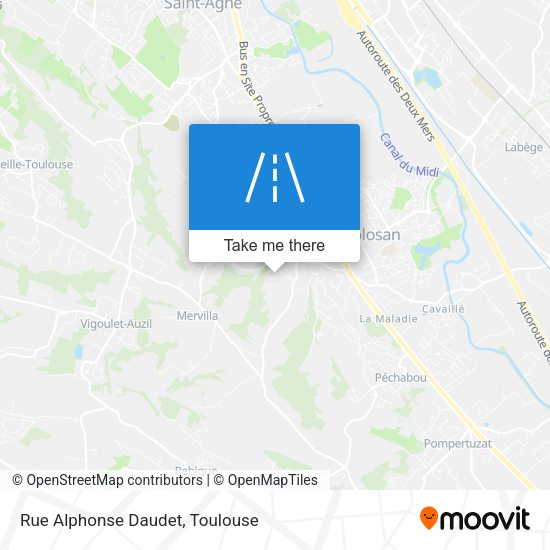 Rue Alphonse Daudet map