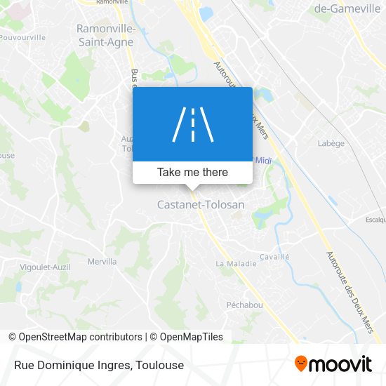 Rue Dominique Ingres map