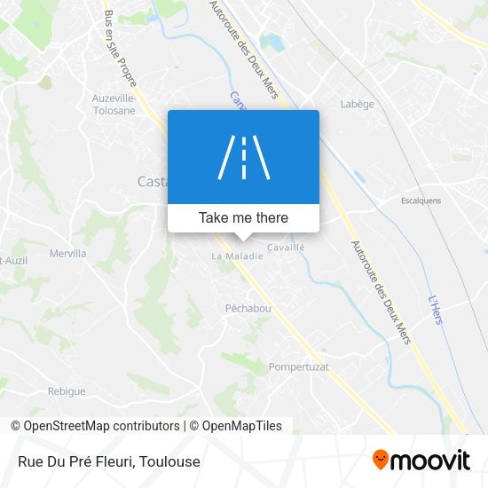 Rue Du Pré Fleuri map