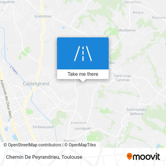Chemin De Peyrandrieu map