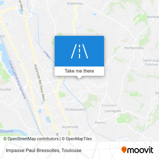 Impasse Paul Bressolles map