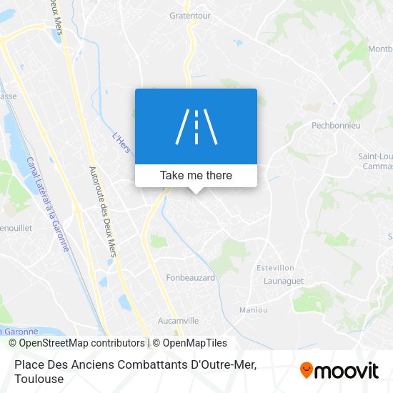 Place Des Anciens Combattants D'Outre-Mer map