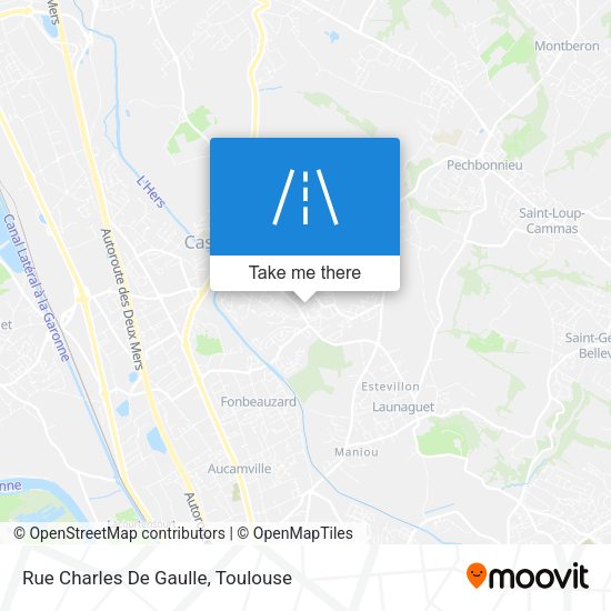 Rue Charles De Gaulle map
