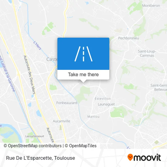 Rue De L'Esparcette map