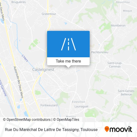 Rue Du Maréchal De Lattre De Tassigny map