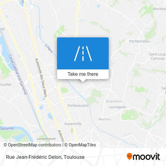 Rue Jean-Frédéric Delon map