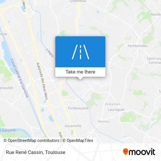 Rue René Cassin map