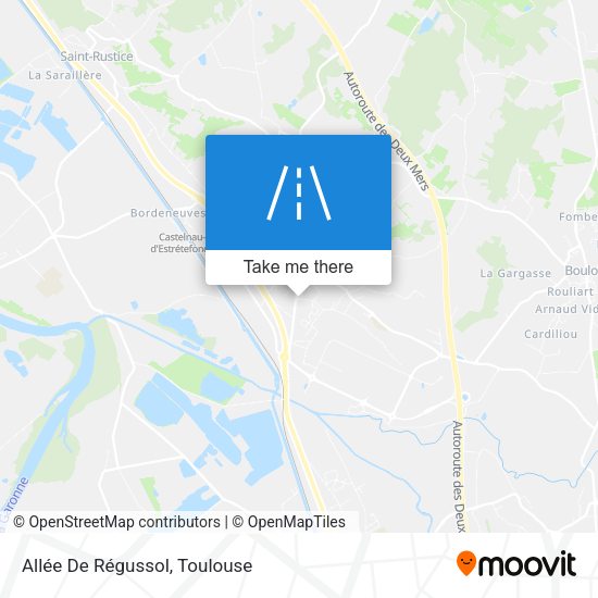 Allée De Régussol map