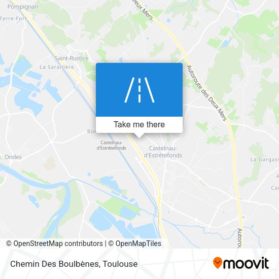Chemin Des Boulbènes map