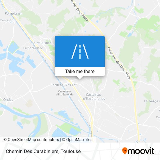 Chemin Des Carabiniers map