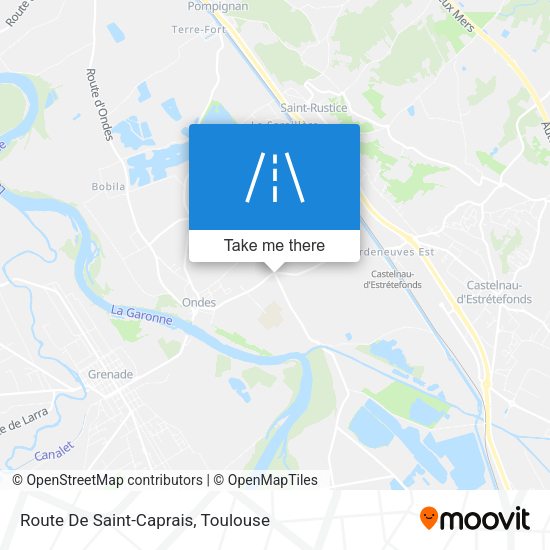 Route De Saint-Caprais map