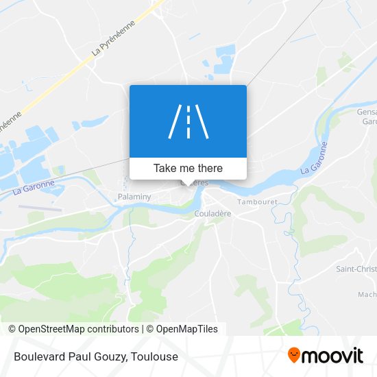 Boulevard Paul Gouzy map