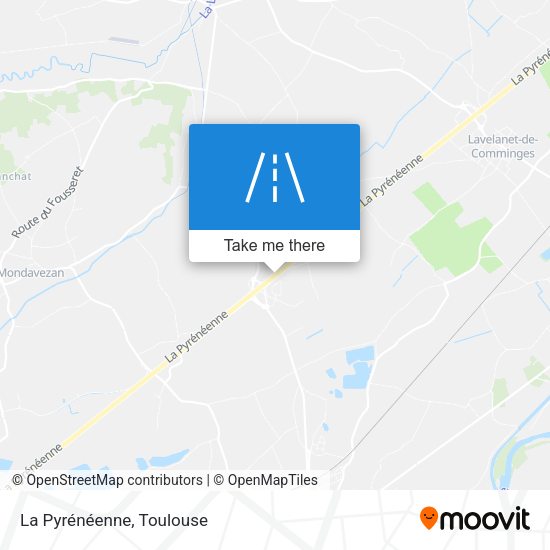 La Pyrénéenne map