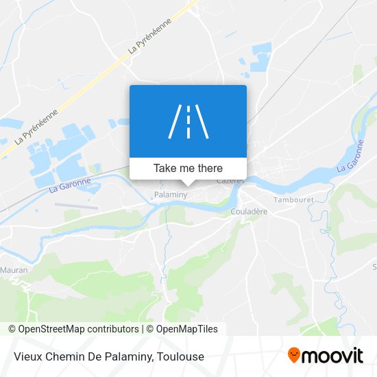 Vieux Chemin De Palaminy map